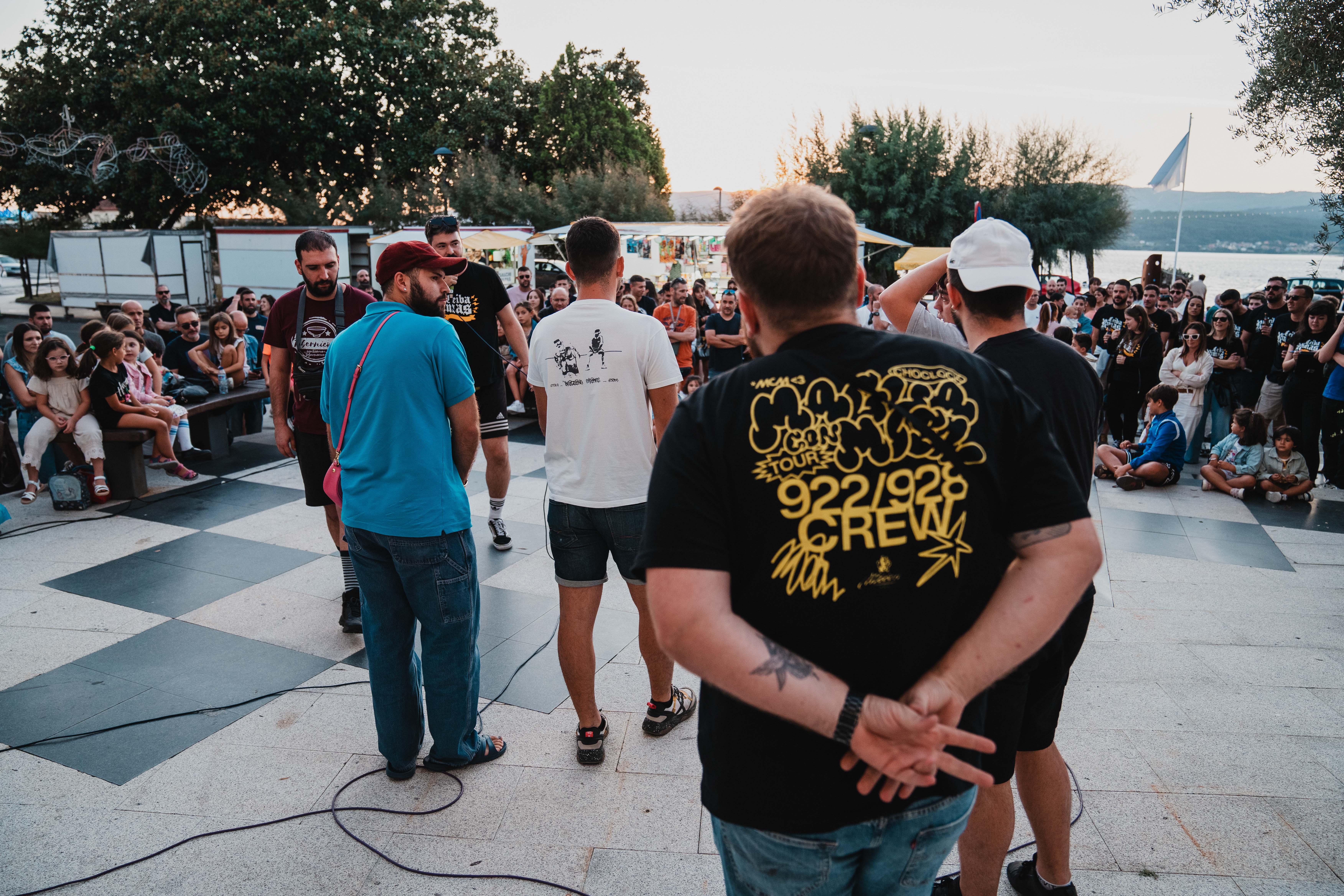 Exhibición de rap improvisado en galego CeibaRimas